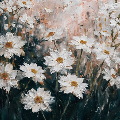 Modern abstract wall art, hand-painted oil painting