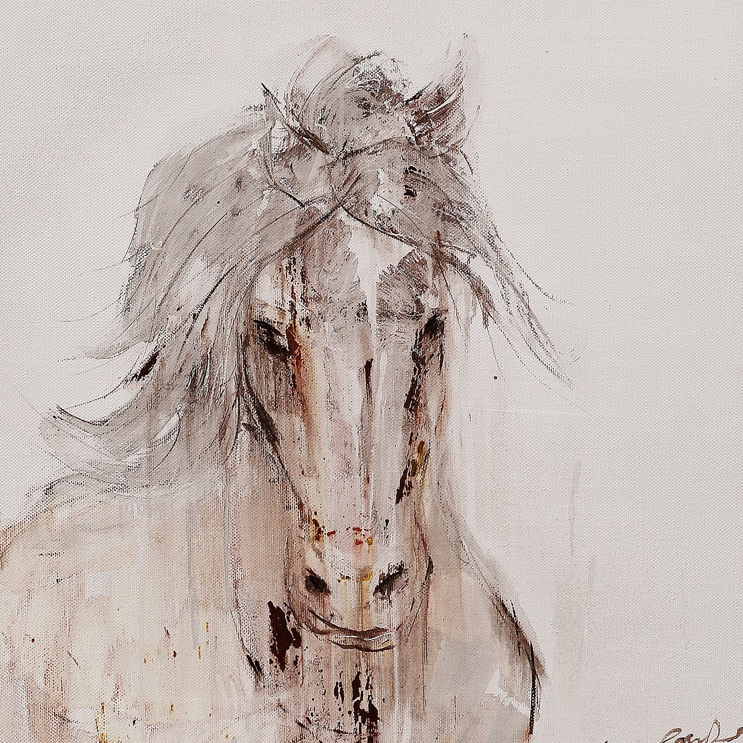 Modern abstract wall art, hand-painted oil painting