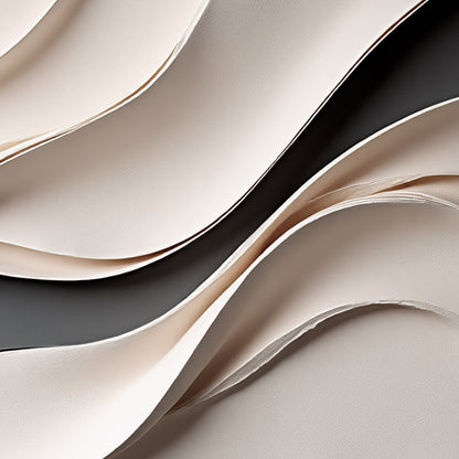 Beige and black Wall Sculptures, 3D Wood Wall Art, Minimalist Wall Hanging Home Decor