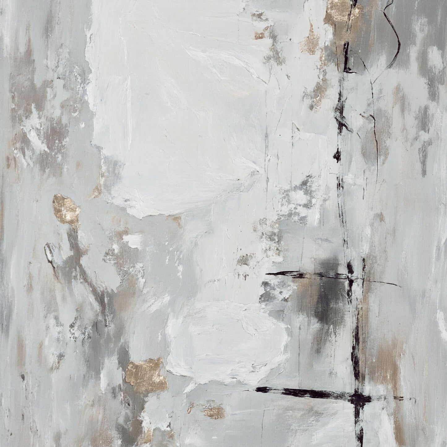 Modern abstract wall art, hand-painted oil painting