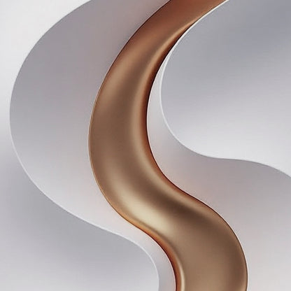 Beige and brown wall sculptures, 3D wooden wall art, simple wall-hung home decoration.