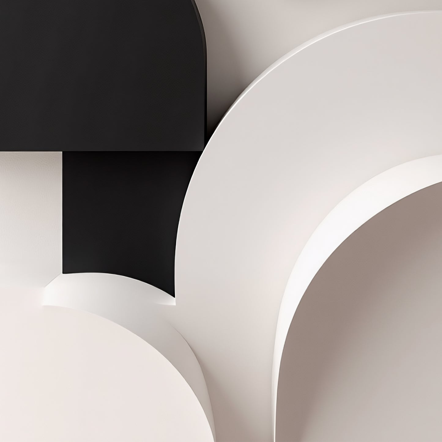 Beige and black Wall Sculptures, 3D Wood Wall Art, Minimalist Wall Hanging Home Decor