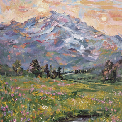 Modern abstract wall art, hand-painted oil painting