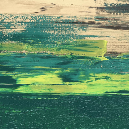 "Green Field"Hand Painting