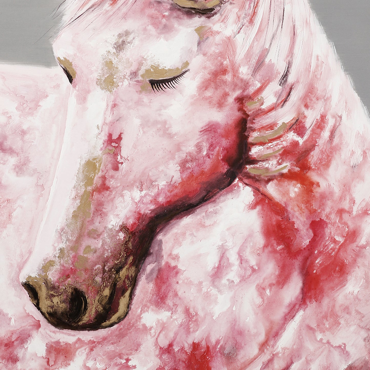 Modern abstract wall art, hand-painted oil painting