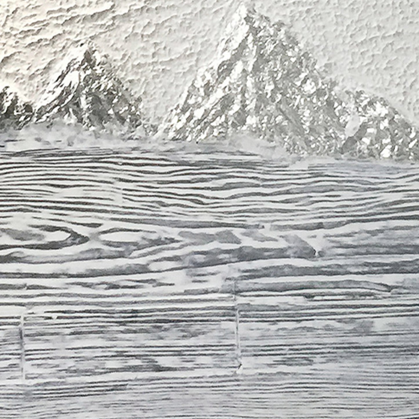 New Chinese style texture hand-painted oil painting