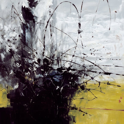 Modern abstract wall art, hand-painted oil painting