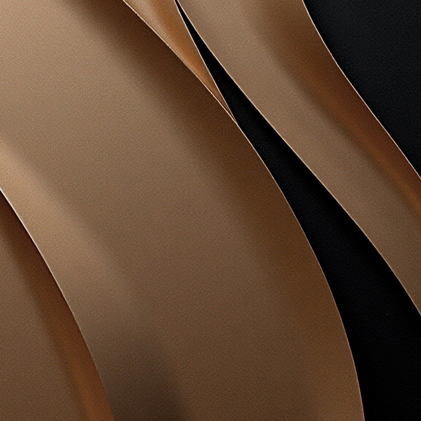 Black and brown wall sculpture, 3D wooden wall art, simple wall decoration.