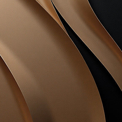 Black and brown wall sculpture, 3D wooden wall art, simple wall decoration.