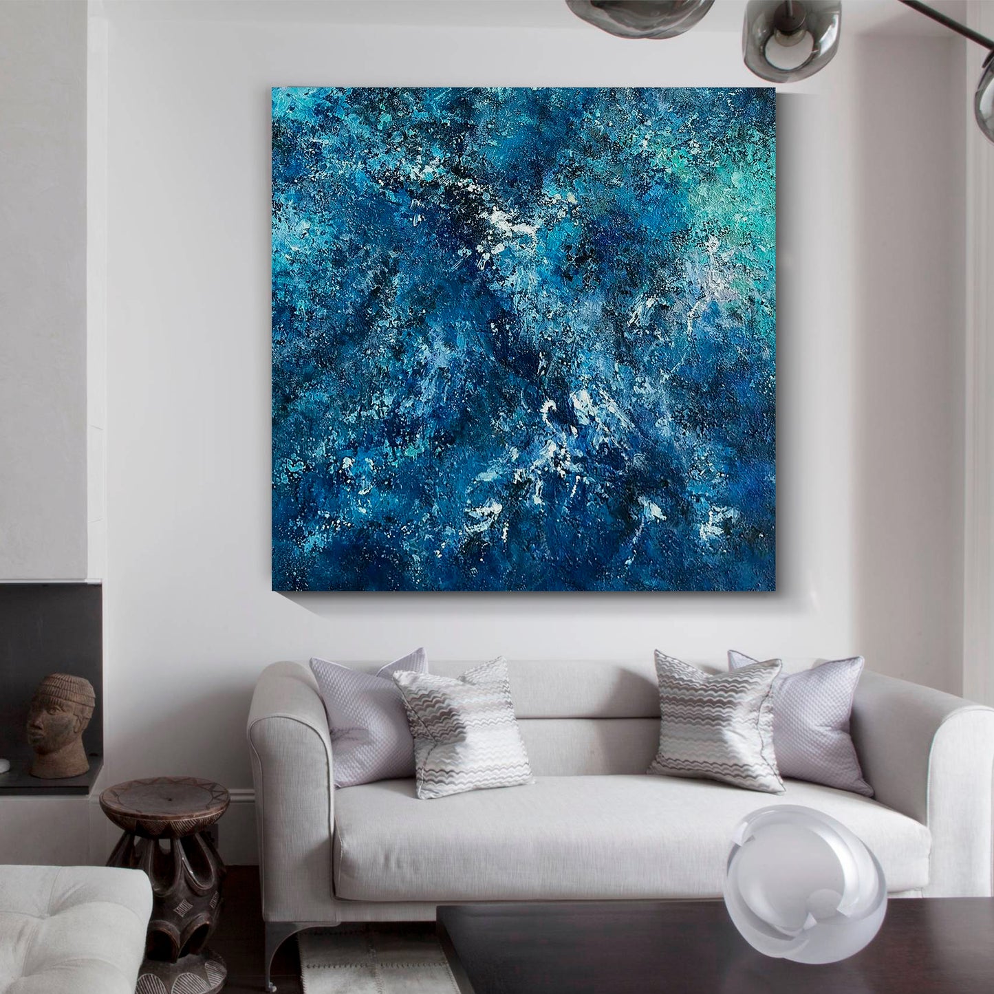 "Stars"Modern abstract wall art, hand-painted oil painting