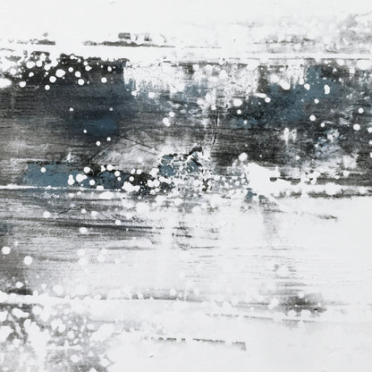 Minimalist abstract hand painting