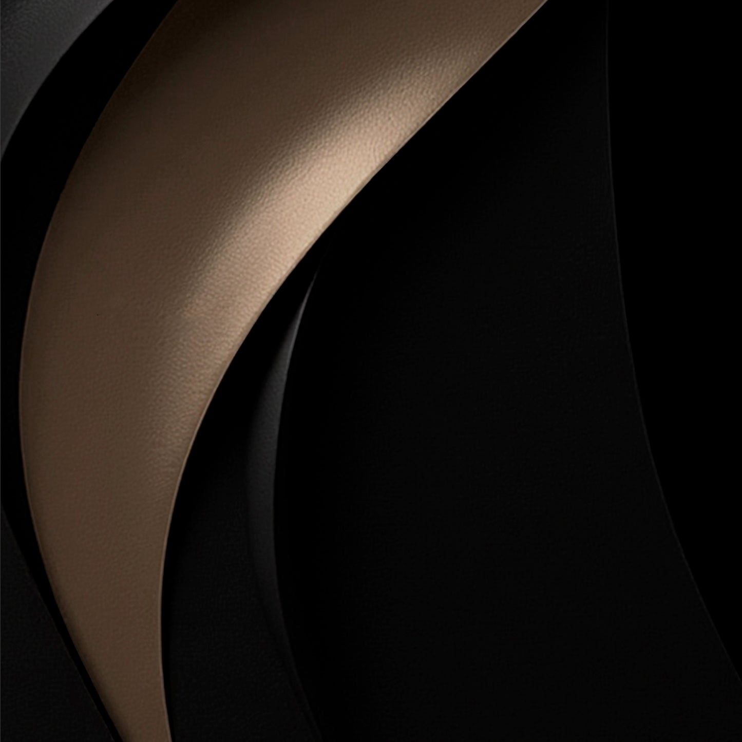 Black and brown wall sculpture, 3D wooden wall art, simple wall decoration.