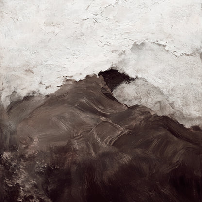 Abstract wall art, hand-painted oil painting