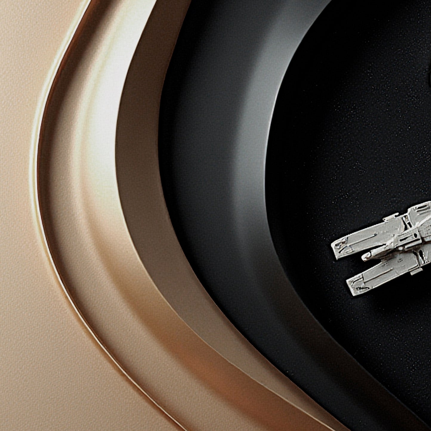 Black and brown wall sculpture, 3D wooden wall art, simple wall decoration.