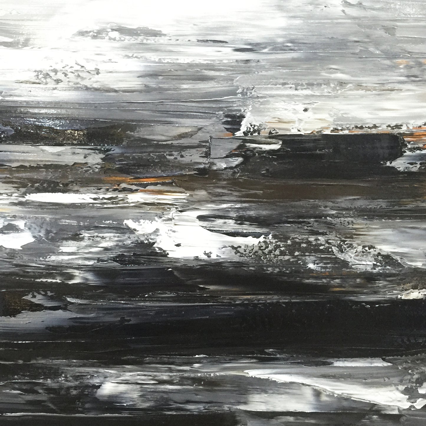 Black texture painting