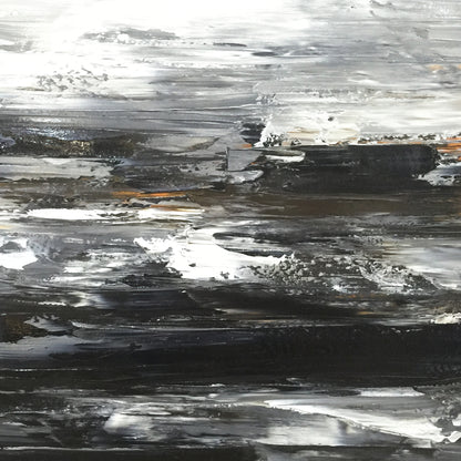 Black texture painting