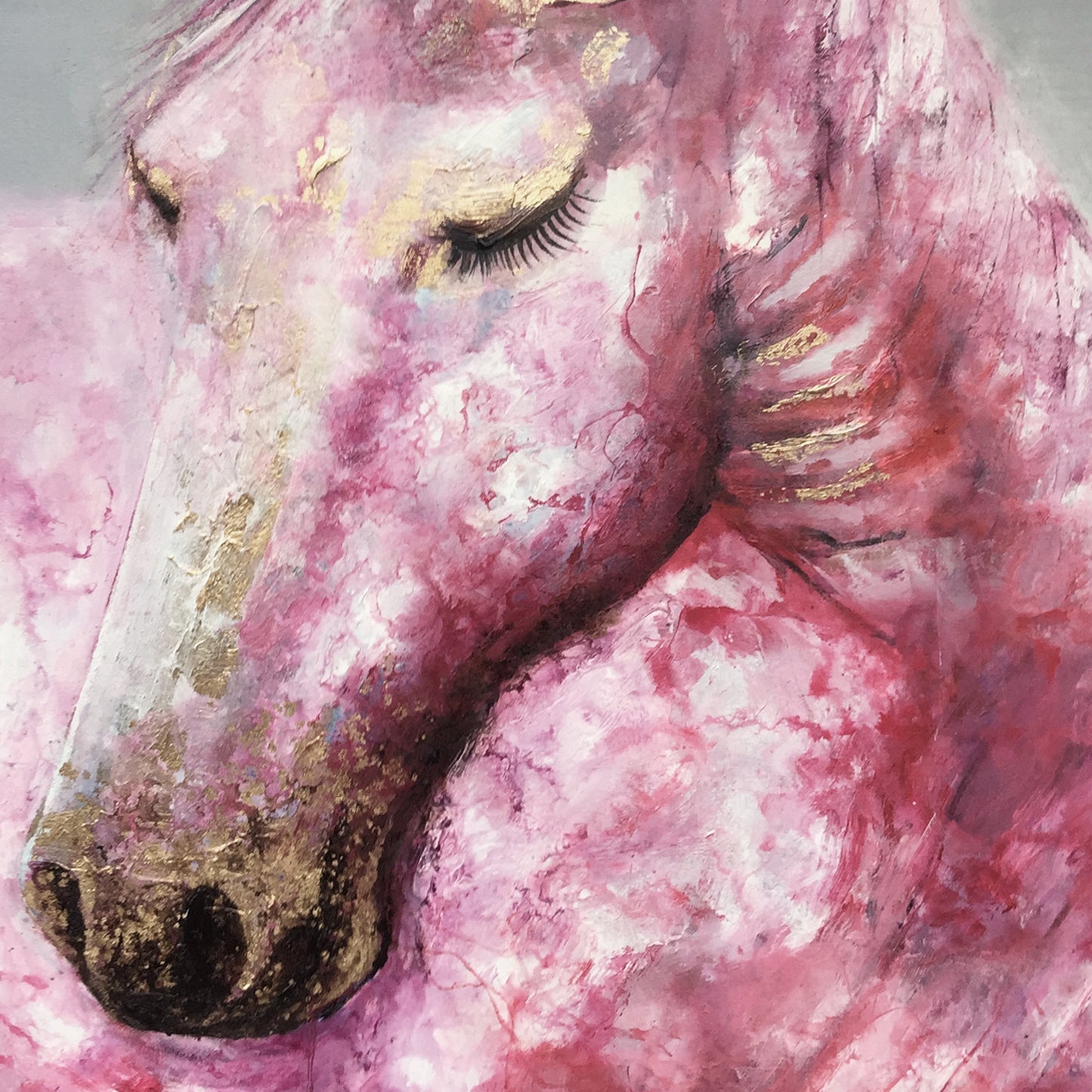 Modern abstract wall art, hand-painted oil painting