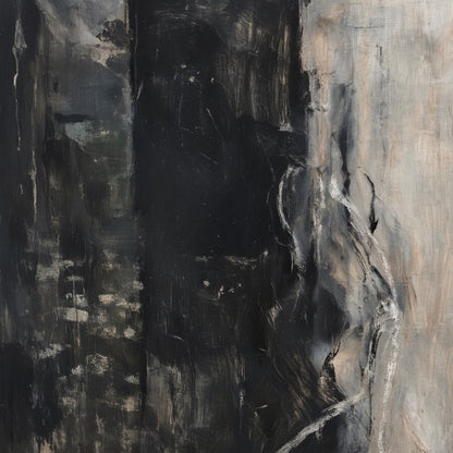 Modern abstract wall art, hand-painted oil painting