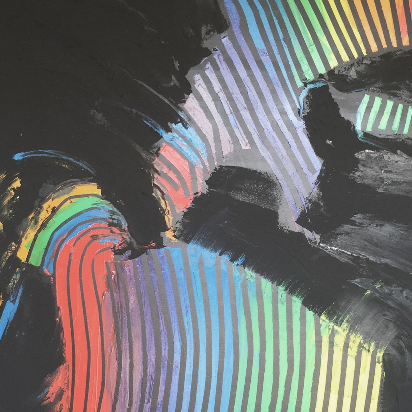 Modern abstract wall art, hand-painted oil painting