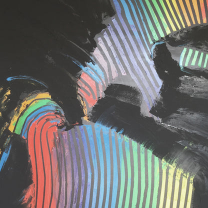 Modern abstract wall art, hand-painted oil painting