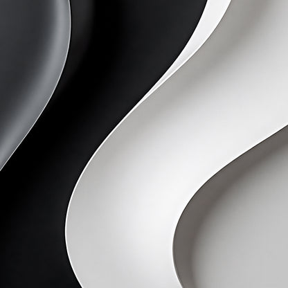 Beige and black Wall Sculptures, 3D Wood Wall Art, Minimalist Wall Hanging Home Decor