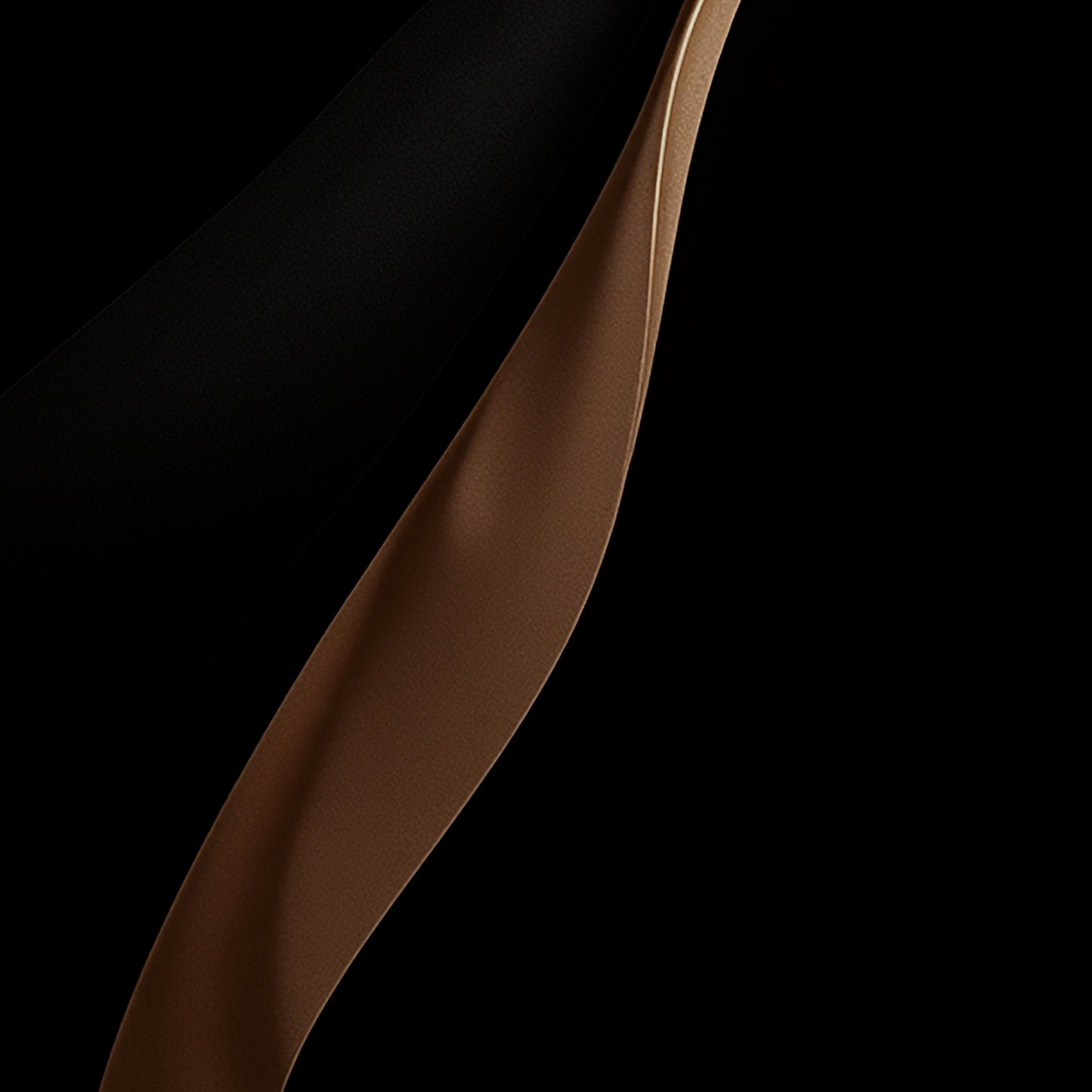 Black and brown wall sculpture, 3D wooden wall art, simple wall decoration.