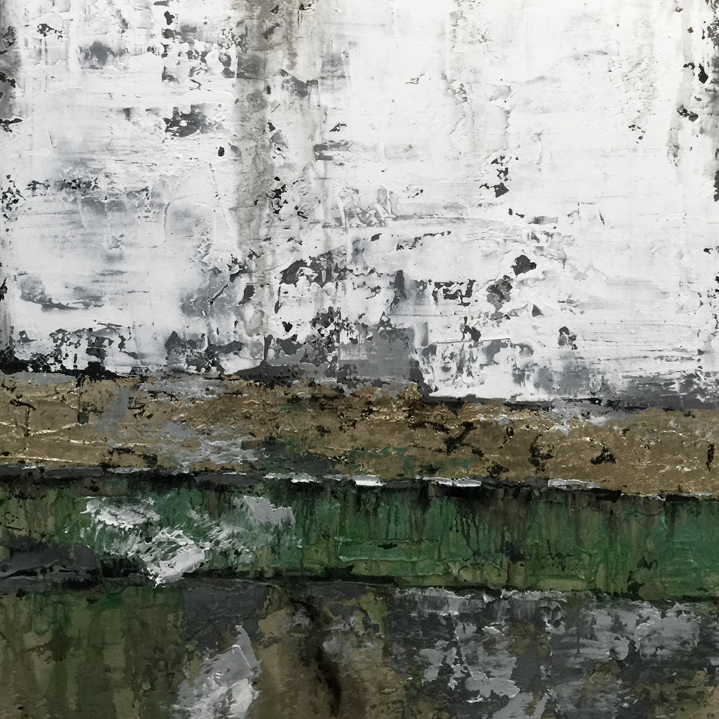 Modern abstract wall art, hand-painted oil painting