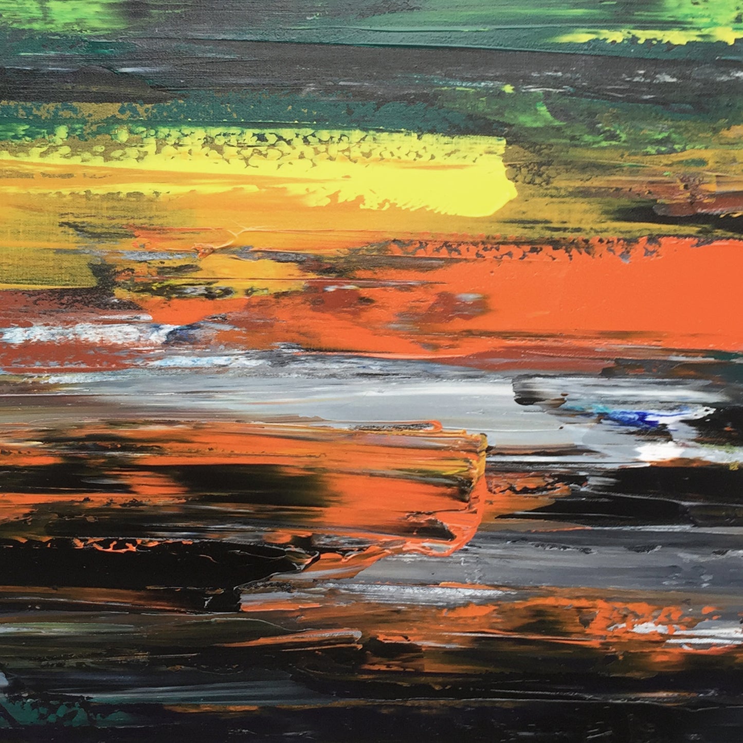 "Stacking"Hand painting