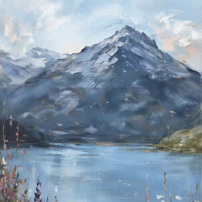 Modern abstract wall art, hand-painted oil painting