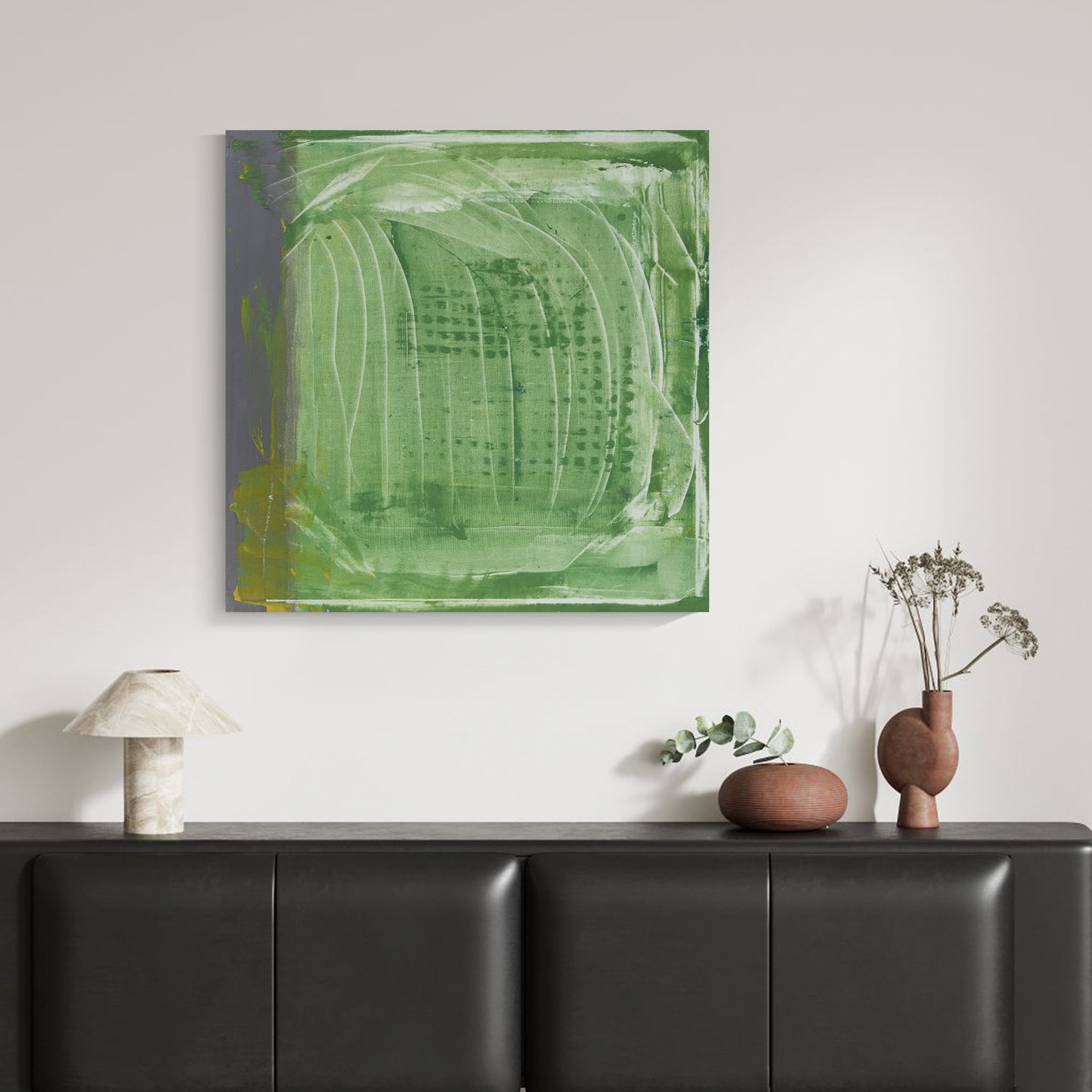 'Wind Over Flowing Rhyme'Hand drawn oil painting