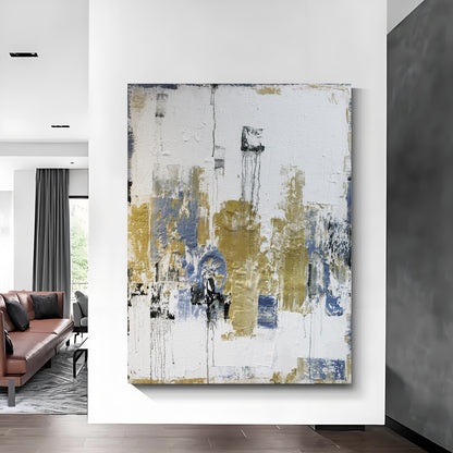 Modern abstract wall art, hand-painted oil painting
