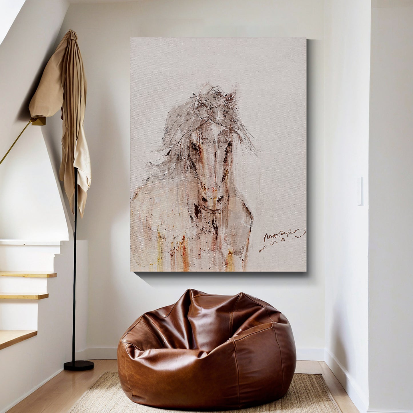 "The Steed 1" Hand painted