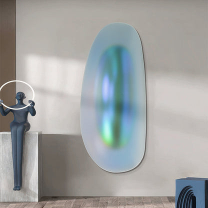 acrylic wall sculpture , 3d wall art , 3D wall decor , abstract art , curved wall object