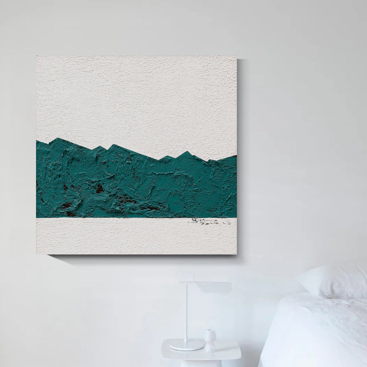 Modern abstract wall art, hand-painted oil painting
