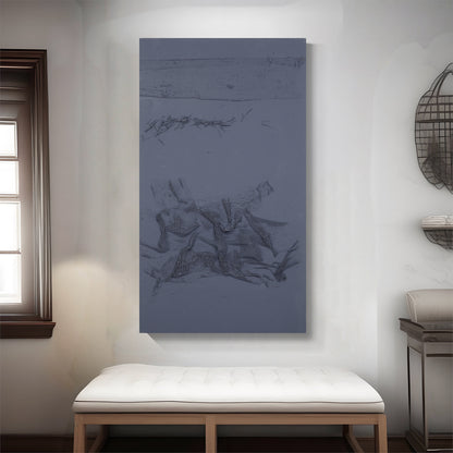 Modern abstract wall art, hand-painted oil painting