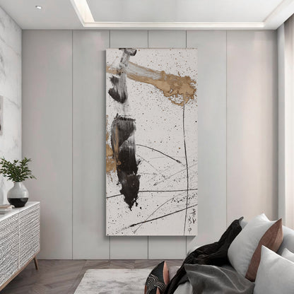 Modern abstract wall art, hand-painted oil painting