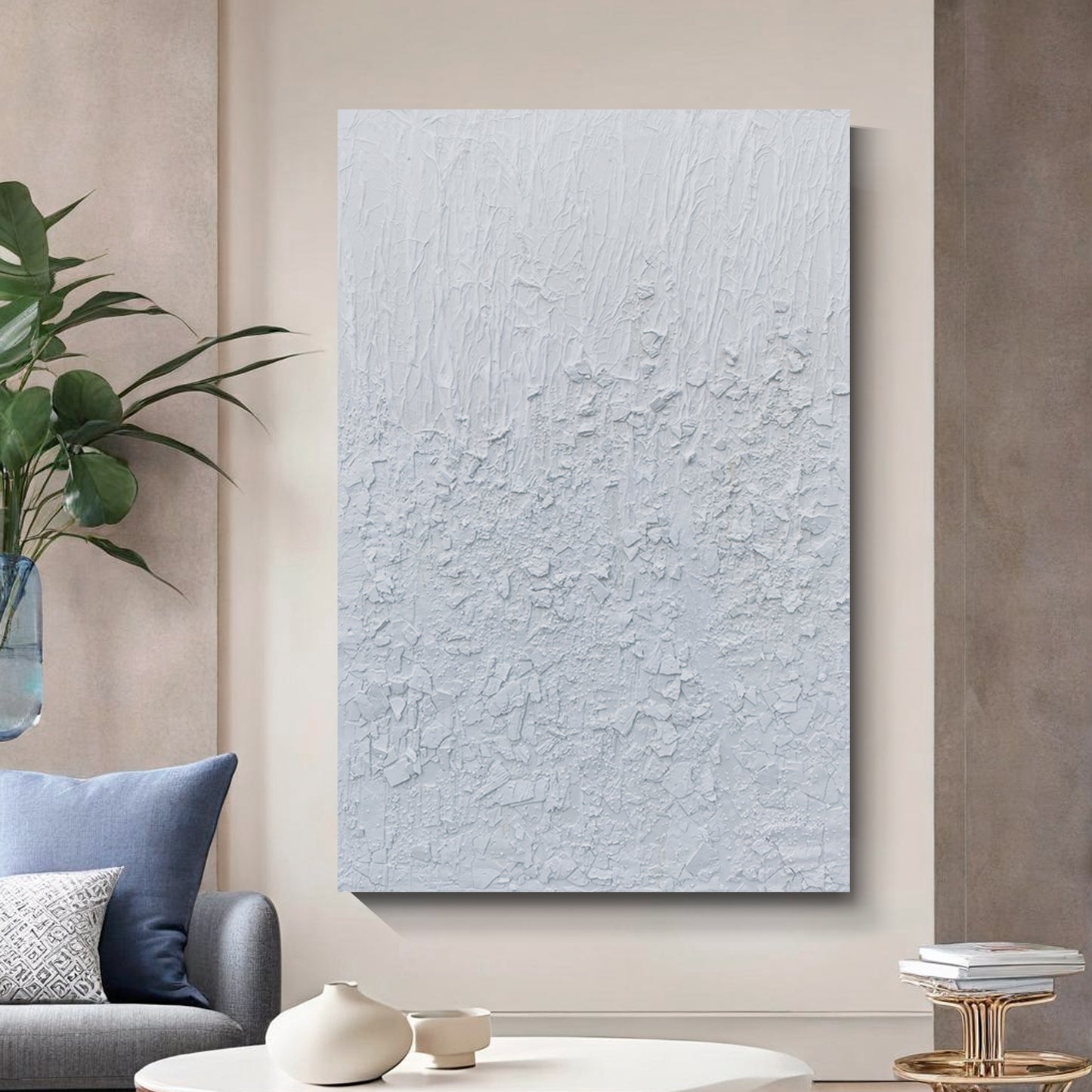 Modern abstract wall art, hand-painted oil painting