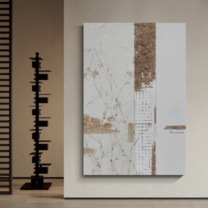 Modern abstract wall art, hand-painted oil painting