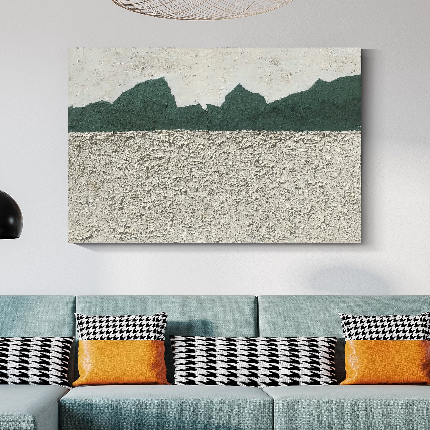 “Mountain Range” Texture painting