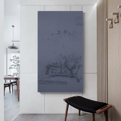 Modern abstract wall art, hand-painted oil painting