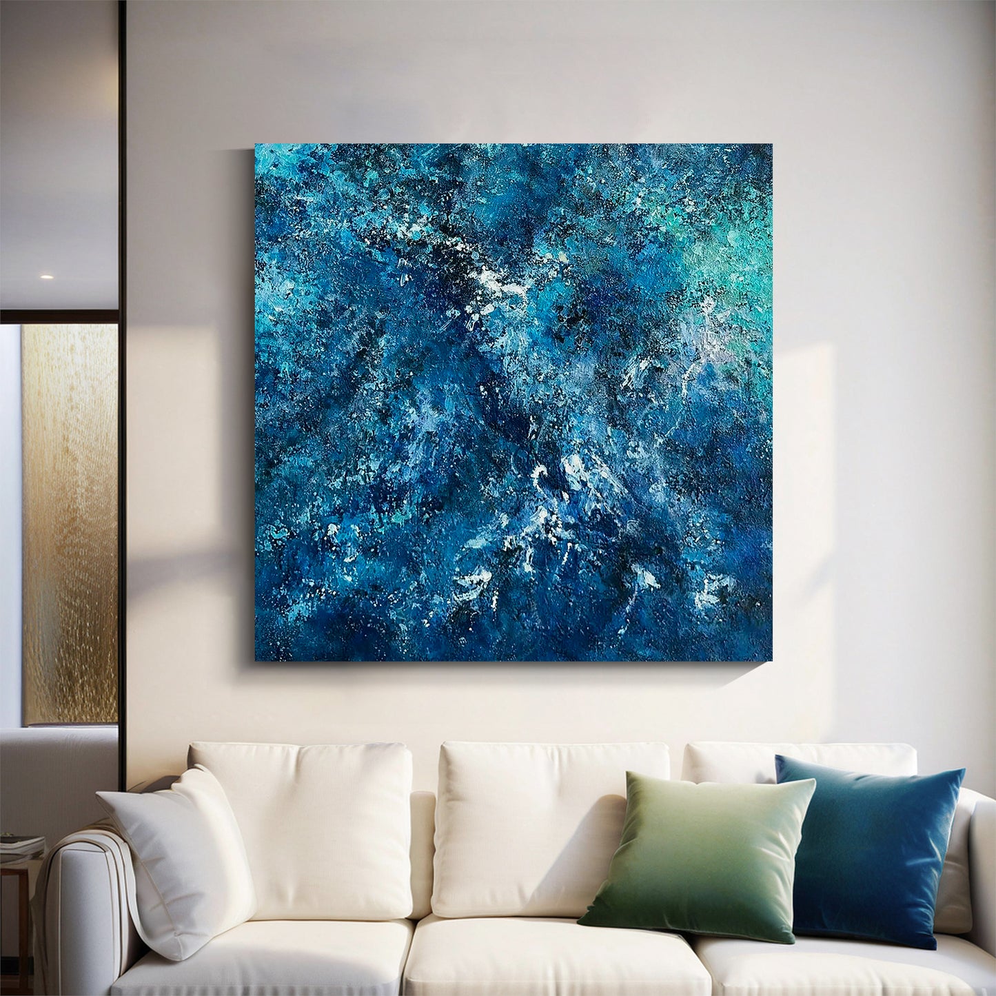 "Stars"Modern abstract wall art, hand-painted oil painting
