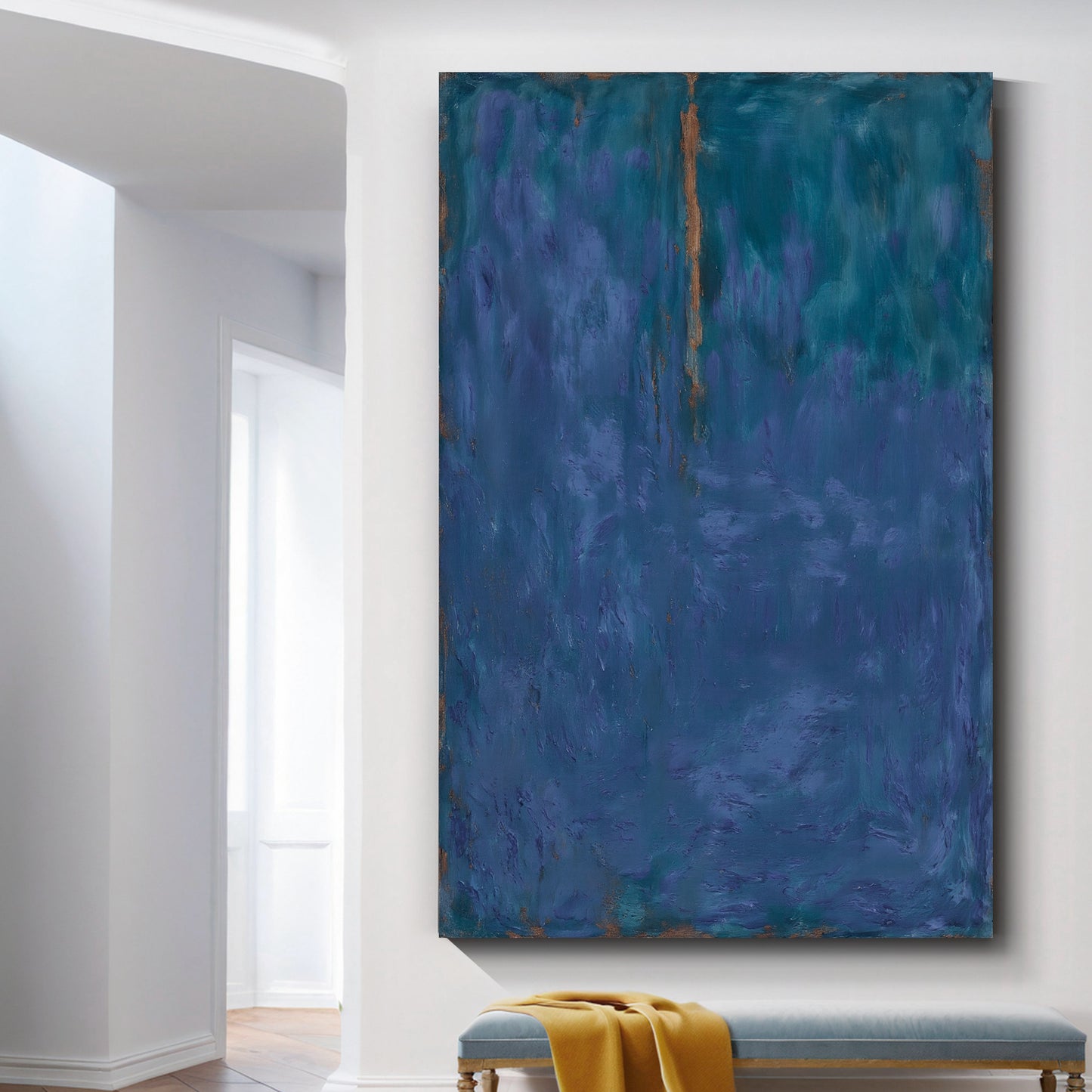 Modern abstract wall art, hand-painted oil painting