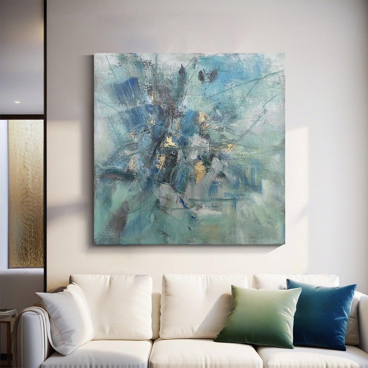 Modern abstract wall art, hand-painted oil painting
