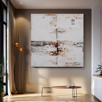 Modern abstract wall art, hand-painted oil painting