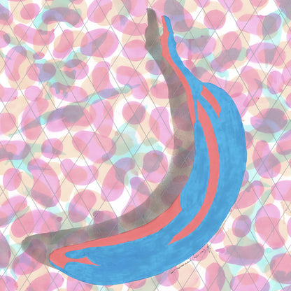 "Food Chain 1" framed canvas prints