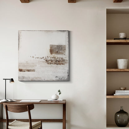 Modern abstract wall art, hand-painted oil painting