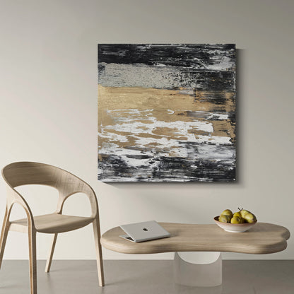 Modern abstract wall art, hand-painted oil painting