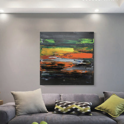 "Stacking"Hand painting