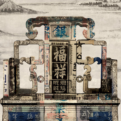 "Lung Chair"hand-stretched canvas prints