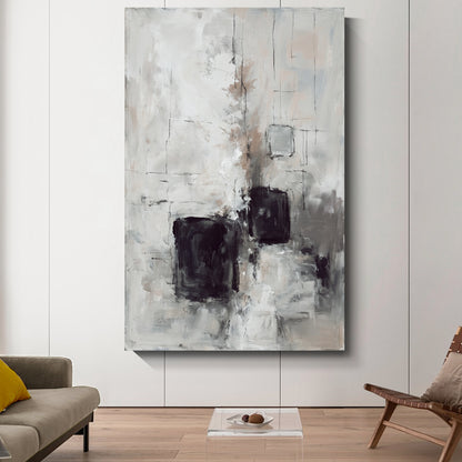 Modern abstract wall art, hand-painted oil painting